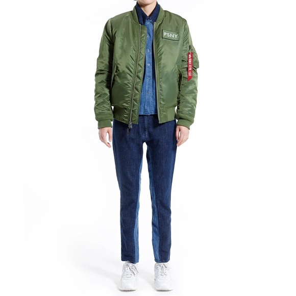 {{alpha industries x public school}} MA-1 Reversible Flight Jacket - Picture 3 of 9